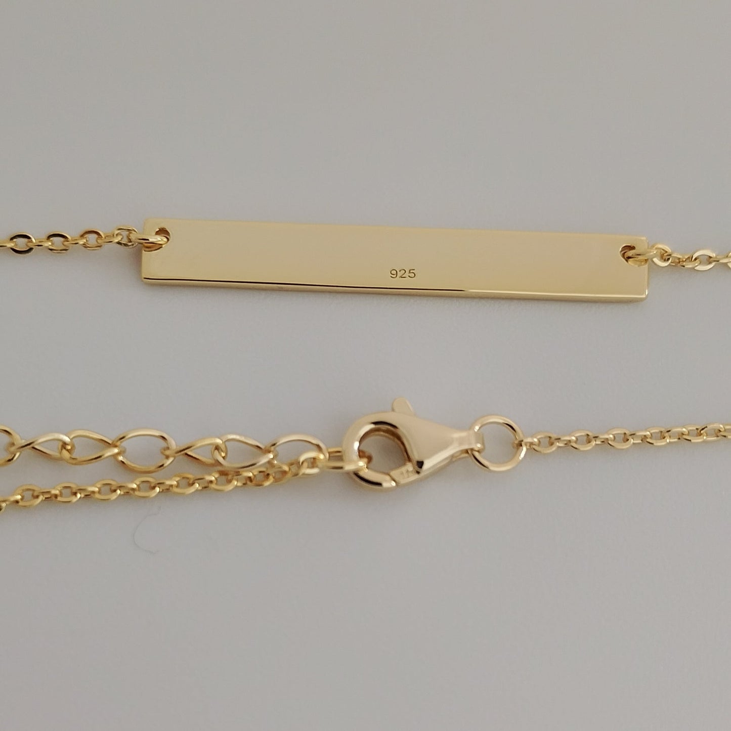 Colar Barra Personalizável em Prata