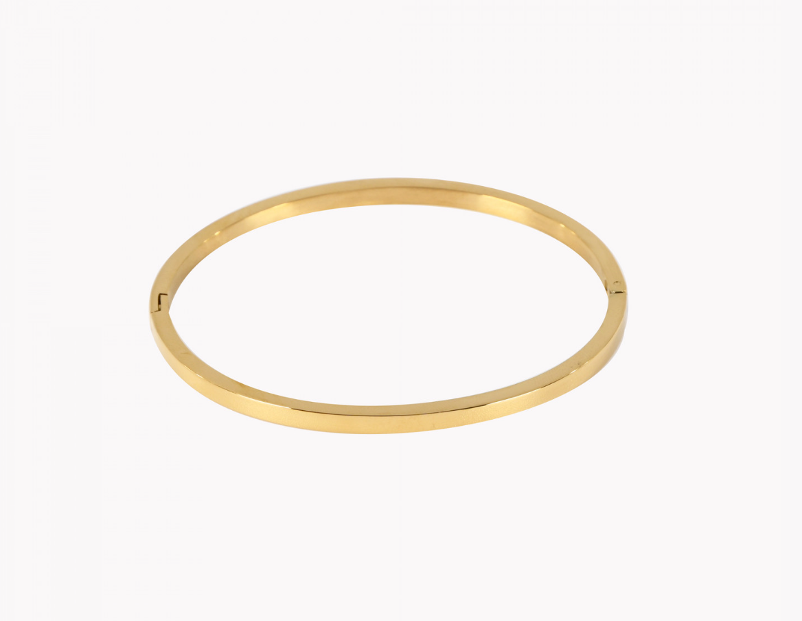 Pulseira rígida minimalista