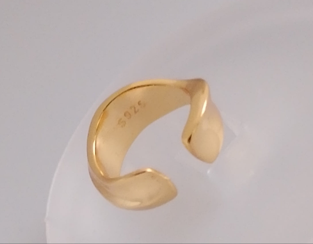 Ear Clip Onda - Prata 925