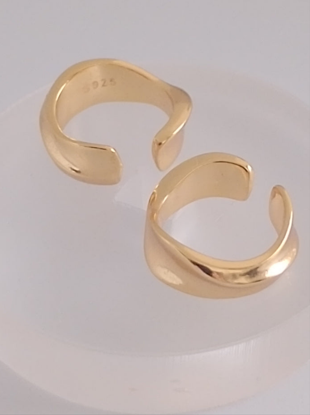 Ear Clip Onda - Prata 925