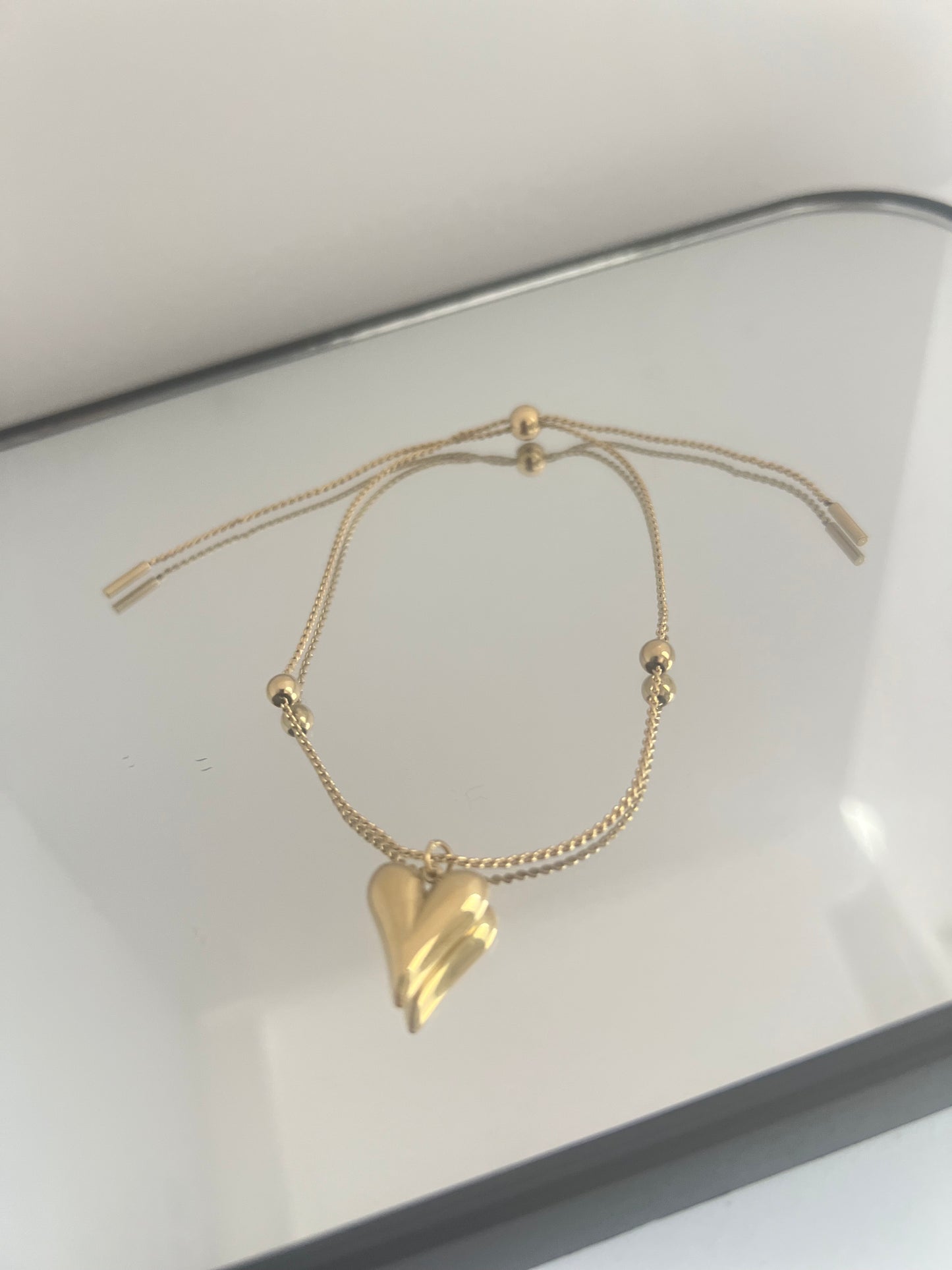 Pulseria coração ajustavel
