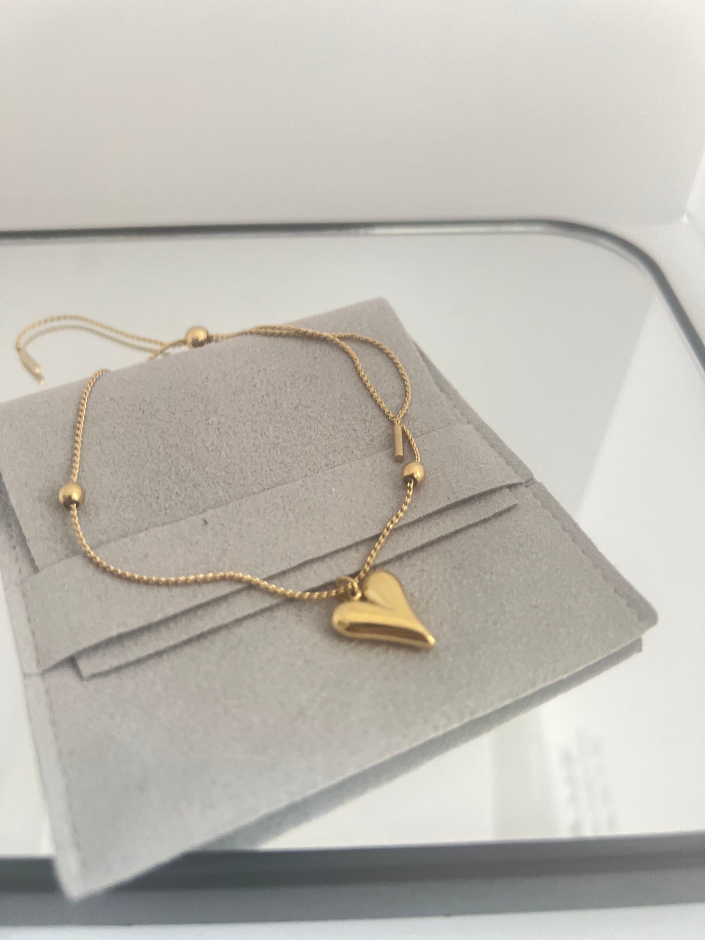 Pulseria coração ajustavel