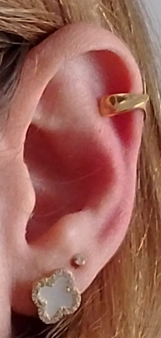Ear Clip Onda - Prata 925