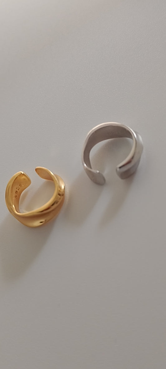 Ear Clip Onda - Prata 925
