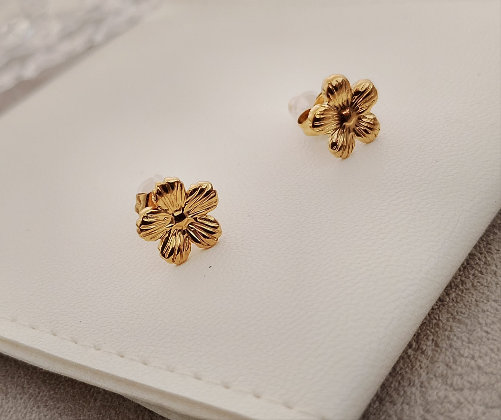Brincos flor mini