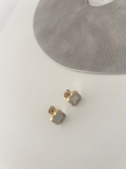 Brincos de Trevol com Zircônias Brilhantes