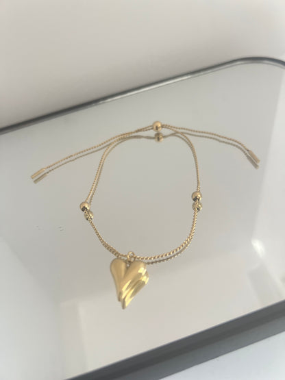 Pulseria coração ajustavel