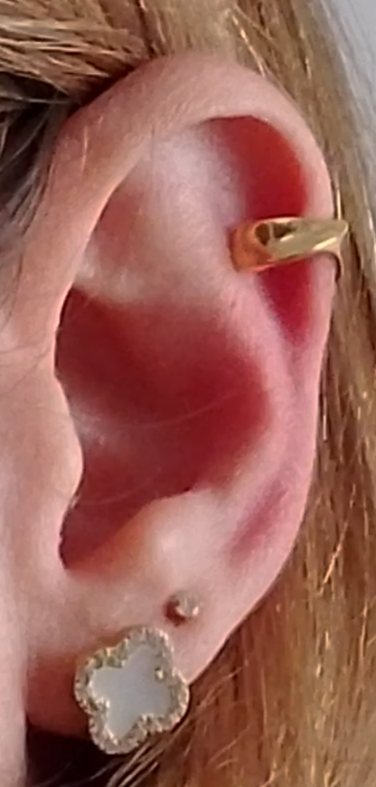 Ear Clip Onda - Prata 925